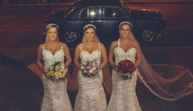 受精卵|三胞胎兄弟迎娶三胞胎姐妹,现场宾客傻眼了新郎确定抱对人了