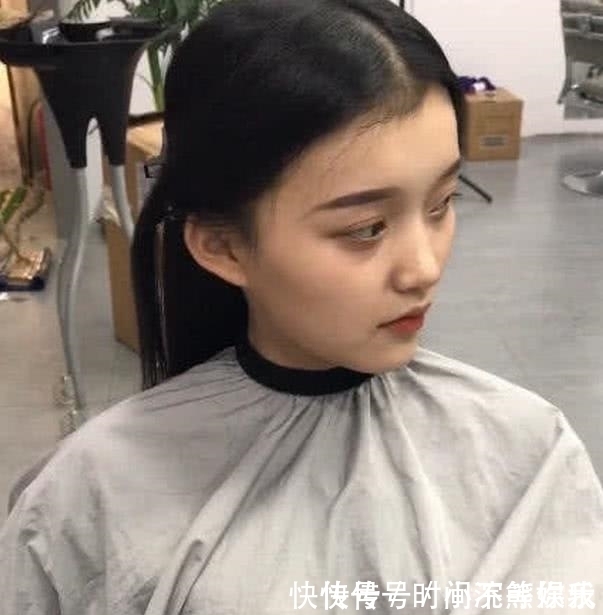 女孩|一个刘海拯救整张脸,女孩只是剪了一个刘海,瞬间变成“小仙女”