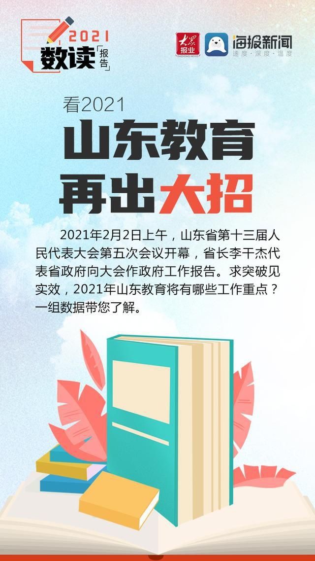 “数”读报告③划重点！看2021山东教育再出大招