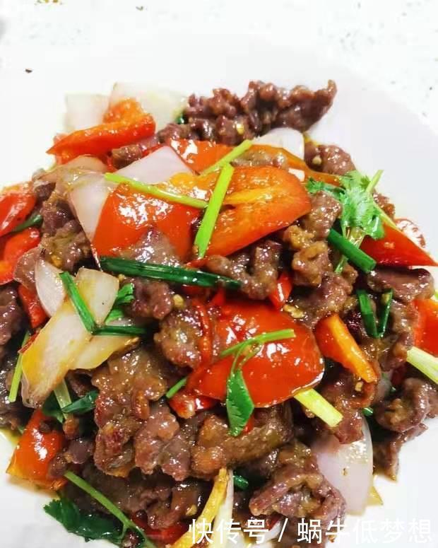 好吃|冬天,补充热能当然离不开牛肉了,爆炒牛肉软嫩不柴,好吃得劲!