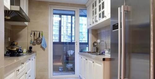 小阳台|厨房旁的小阳台原来还可以这么设计，太实用，瞬间后悔我家装早了