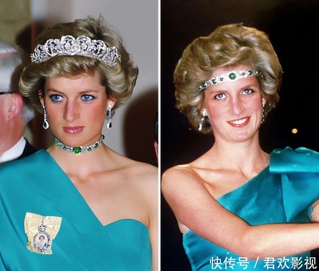 儿媳|英女王有点抠！送了串勒脖子项链给戴安娜，王妃戴上竟美出了天际