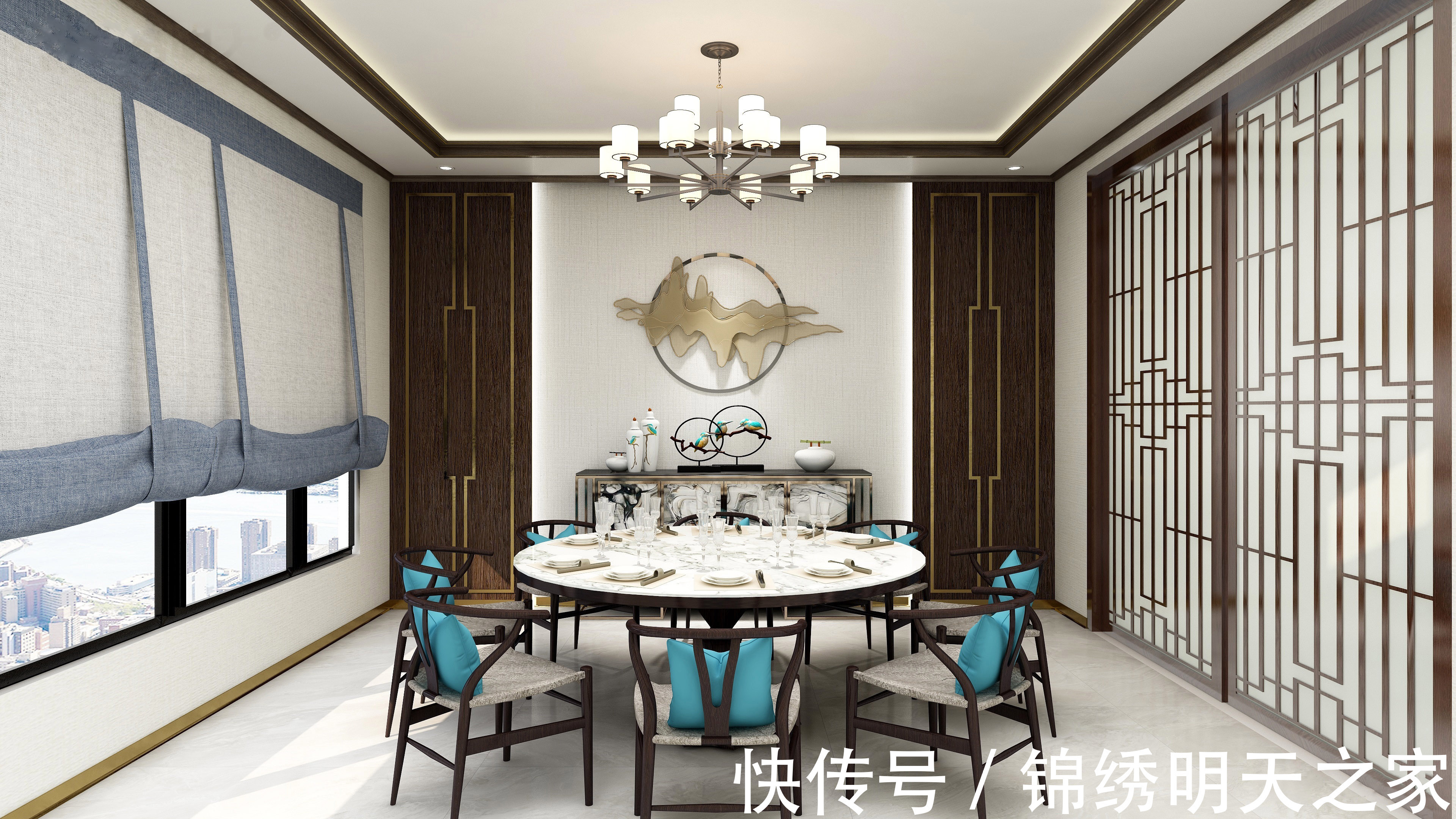 中式风格|中式经典与现代元素的搭配,演绎东方美学