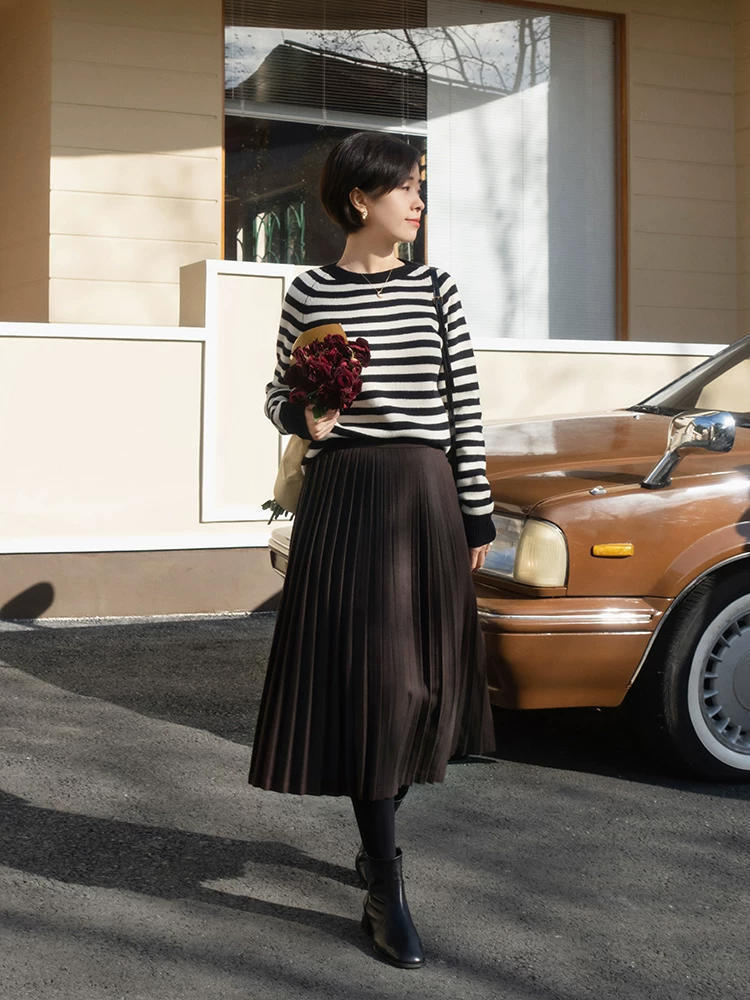 颜色|步入40不要觉得“毛衣”老气,借鉴以下实用款,美出新高度