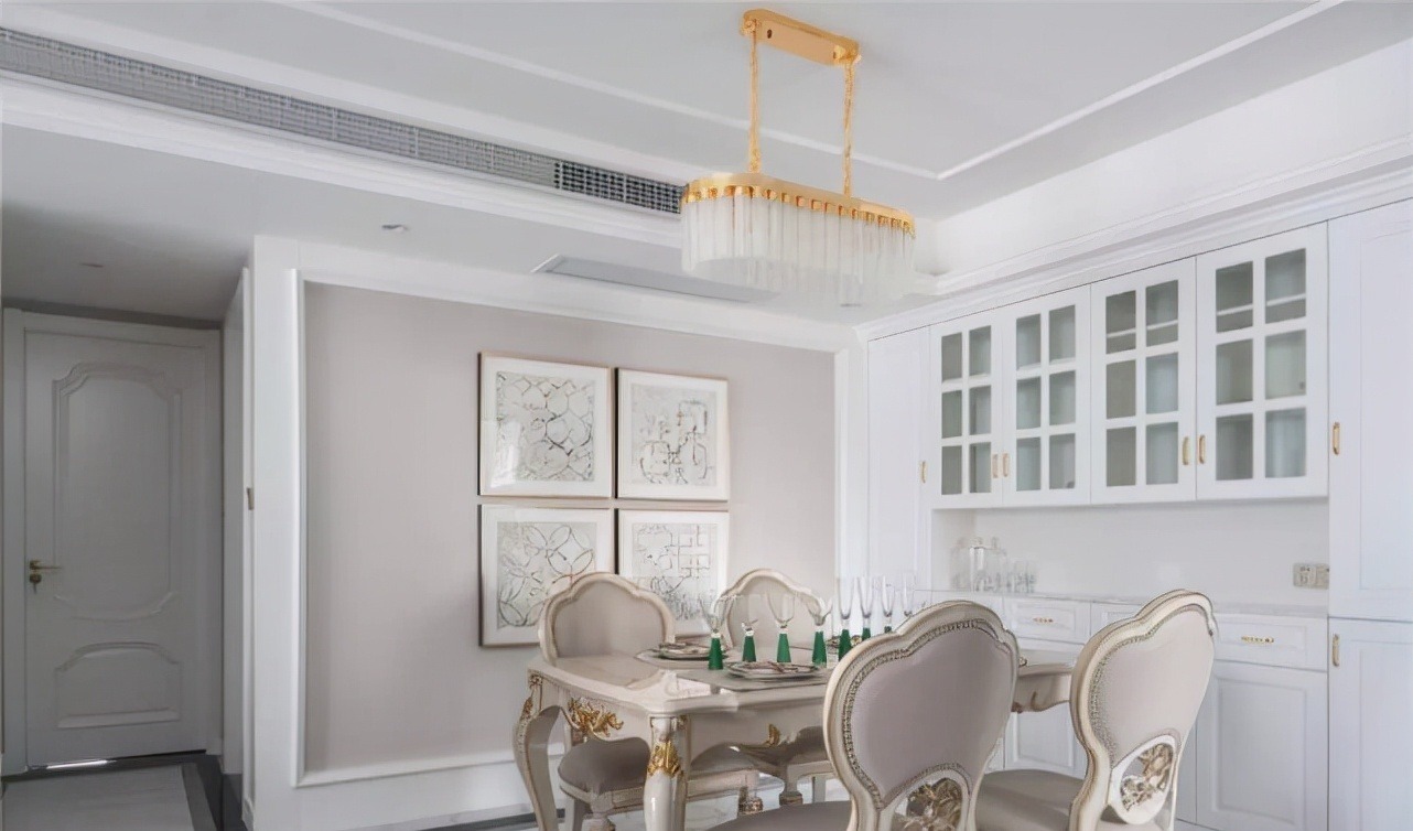 空间|142平欧式风三居室,各个居室映衬的柔和淡雅,独立且相融