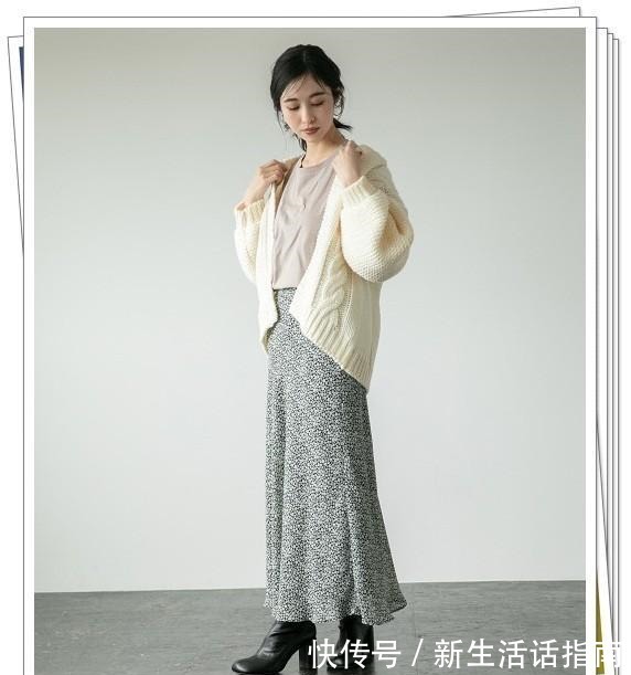 轻熟风 白色开衫的秋季轻熟风搭配示范!3种长度24例穿搭look分享!