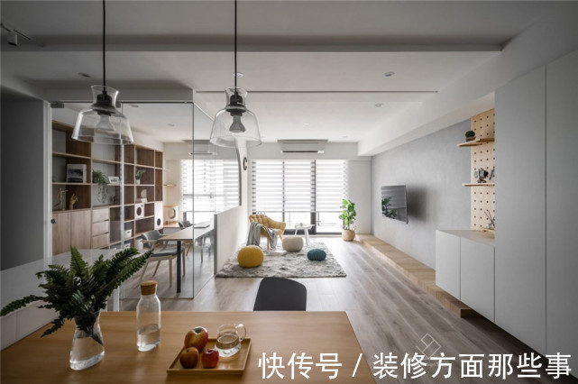 书房|103平现代风三居室,就这样你还嫌小真是不知足