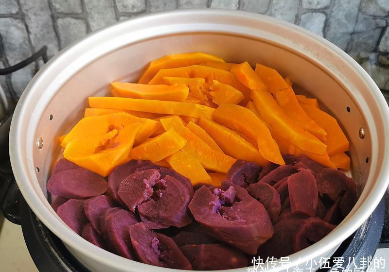 孩子不爱吃面食别愁,这个双色馒头好看还好吃,孩子见了准馋