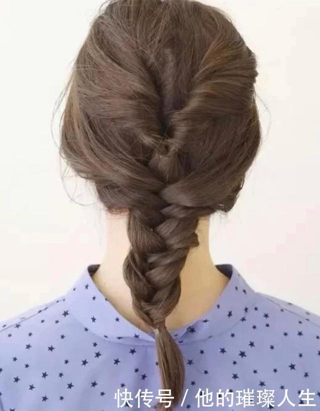 别再“披头散发”了，手残党都会的少女编发，一分钟提升颜值气质