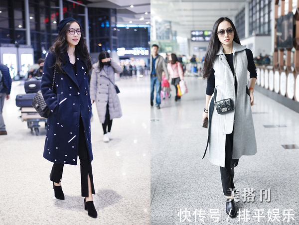 穿搭 明星达人时髦穿搭来学下,小小裤脚开叉,瞬间提升你的时髦度