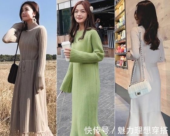 优雅|入秋了,想做一个优雅的女人,建议穿“秋裙”搭裸鞋,满满女人味