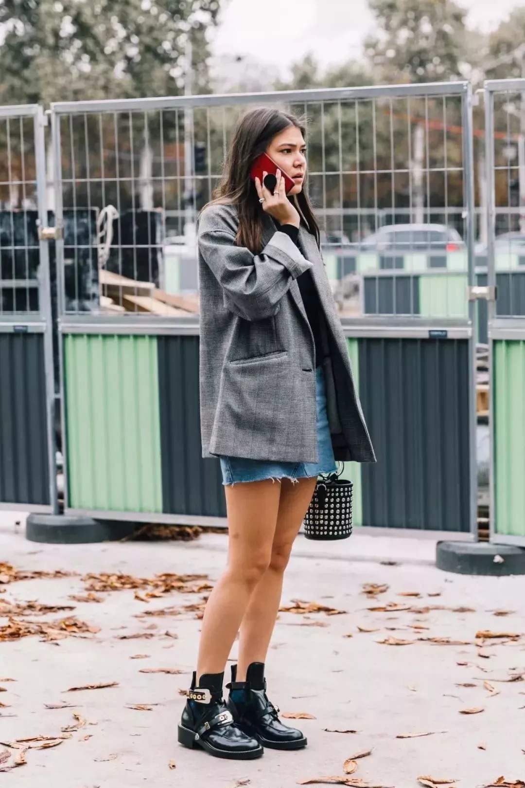 西装+裙子=早秋最in穿法，好看爆了！