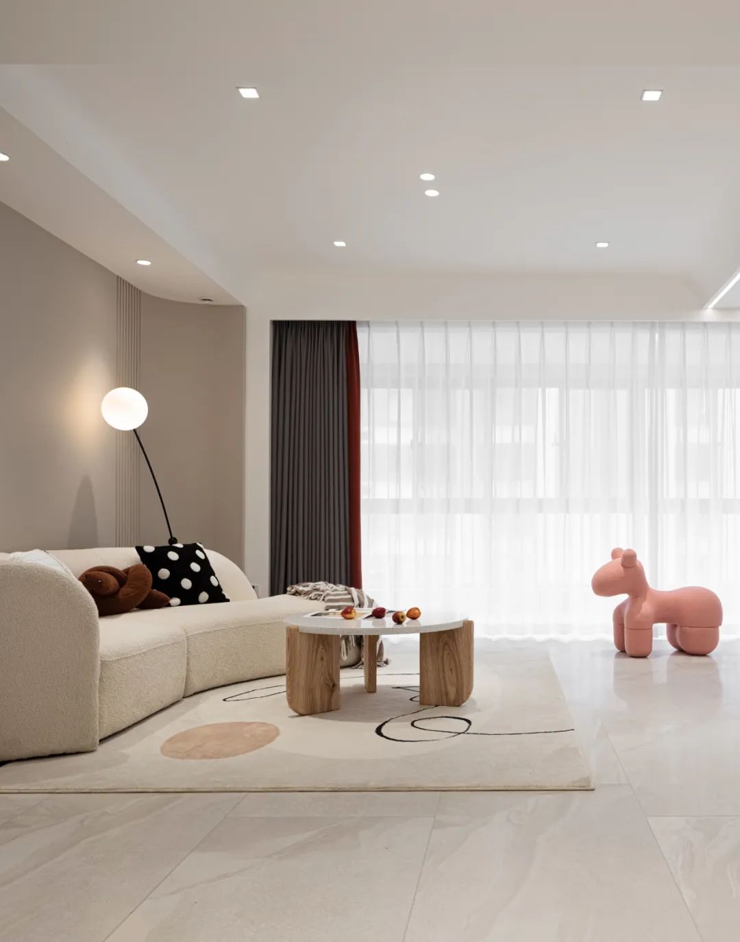 120㎡现代简约，极简硬装也高档，玄关设计全场最亮