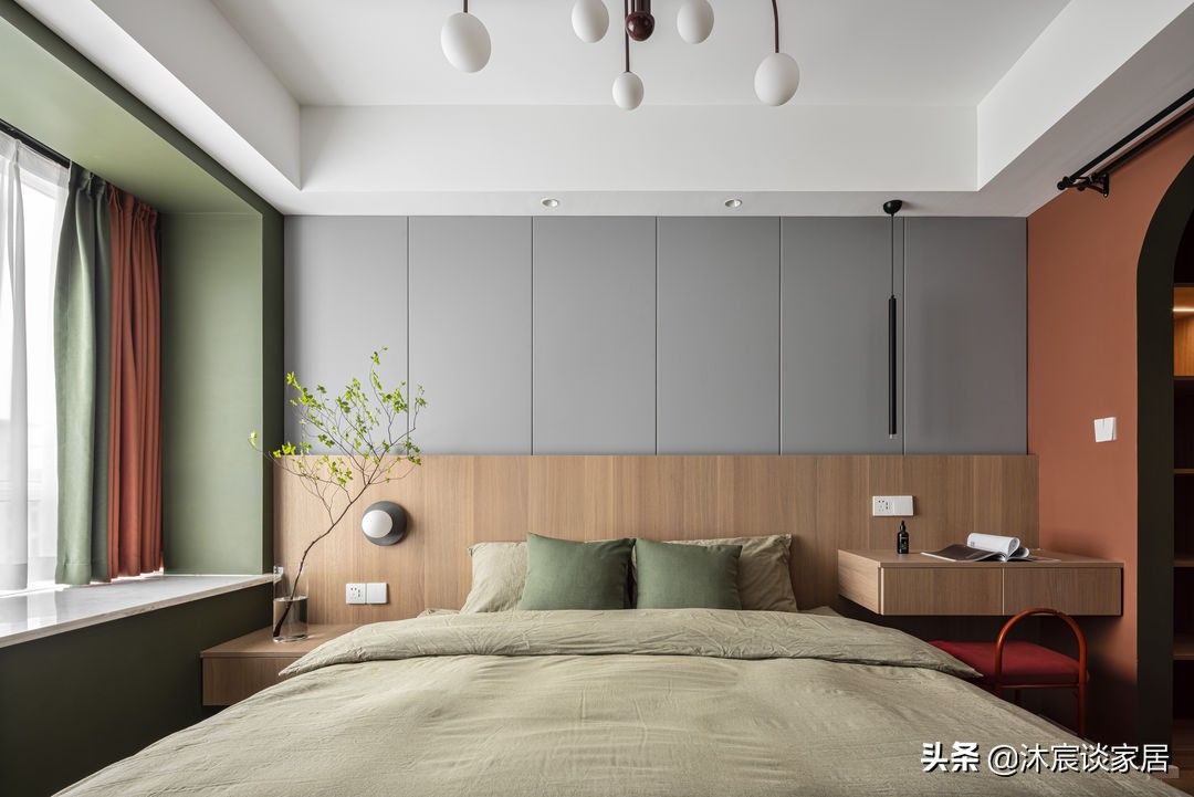 大理石|如果看腻了大白墙,又觉得大理石好冷,不妨用木饰面,让家更温馨