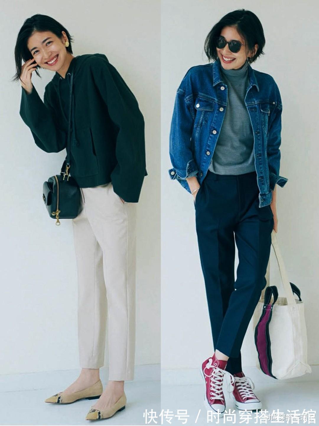 小个子 40岁左右女人,裤子在精不在多,今年流行这4条裤子,时髦又显瘦