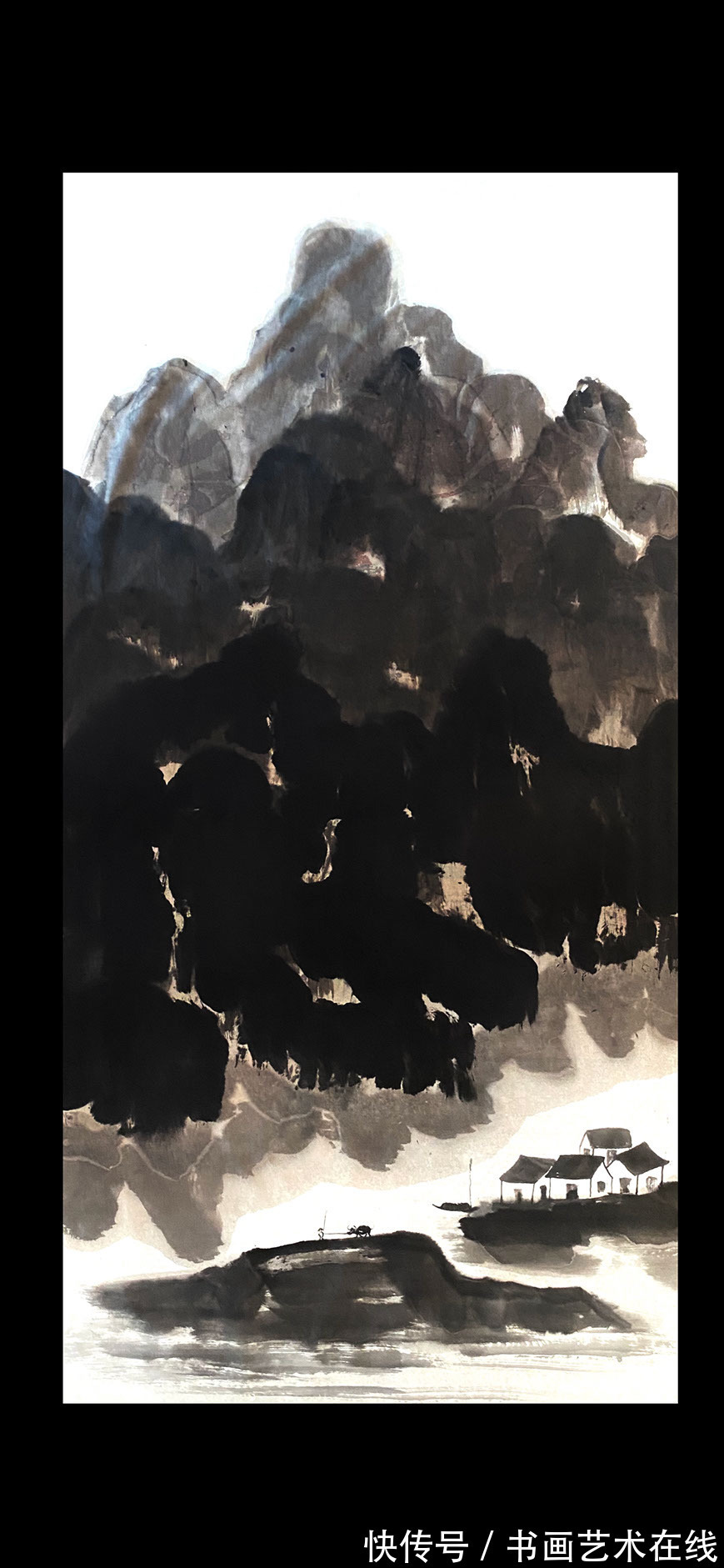 画鹰|画家朱祖囯——笔下苍鹰苦禅意 纸上山水石涛涛