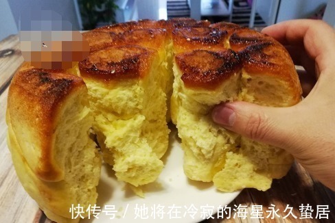面团|红薯独特做法,加一个鸡蛋,不用烤箱,女儿说比买的面包还好吃