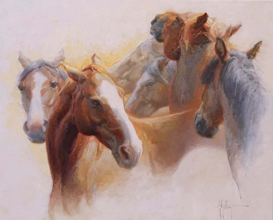画家|美国90后美女画家,画马堪称一绝!