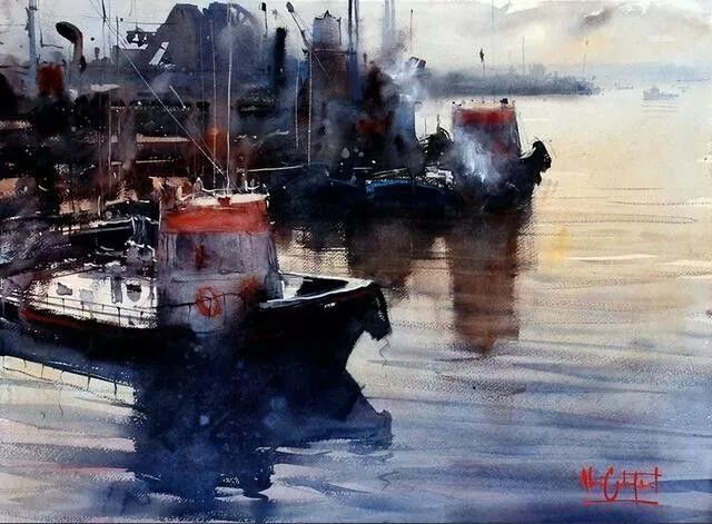 艺术家!世界上最有激情的水彩艺术家,这才是真正的水彩大师!