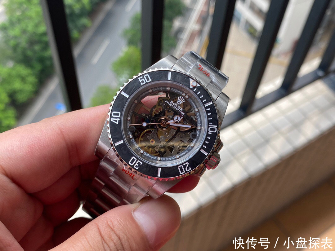 盘面|WWF劳力士116610镂空黑水鬼做得怎么样