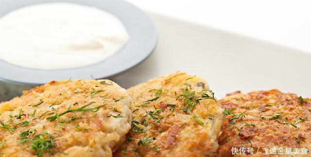 零食|炸土豆饼,早餐不要揉蛋糕,外酥里嫩香甜,也可以做零食