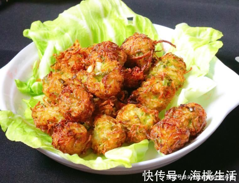 萝卜|炸萝卜丸子时,这一步不能少,丸子外酥里嫩,放凉不发硬,超好吃