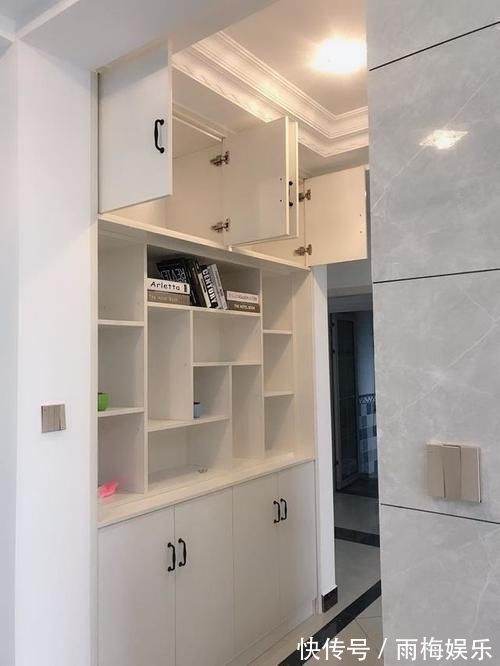 走廊柜|姐姐家的新房,历时4个月完工,打扫干净很漂亮最满意柜子晒晒