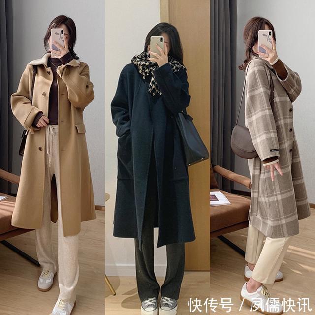 高领 大衣里面穿什么今年流行这4款单品,时髦又保暖