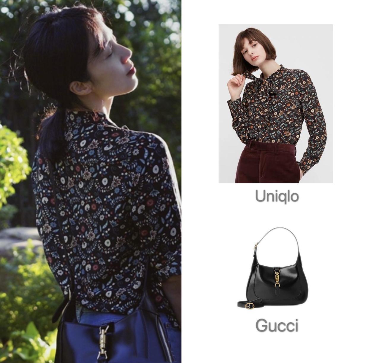 谢杏芳|谢杏芳真是自带超模气场,穿印花衬衫配阔腿裤,退役后气质大不同