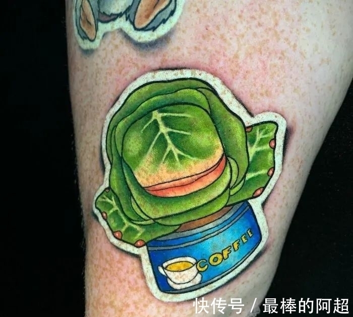 糙汉！超逼真的3D纹身，像粘在皮肤上的贴画，强迫症：好想撕掉它