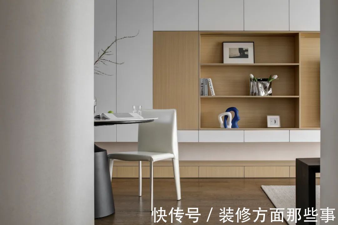 新房|120㎡现代简约风格新房装修,嵌入式电视柜包容性极佳!