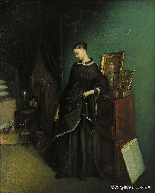 贵族的早餐$19世纪俄罗斯批判现实主义画家费多托夫,他的油画作品令人深思