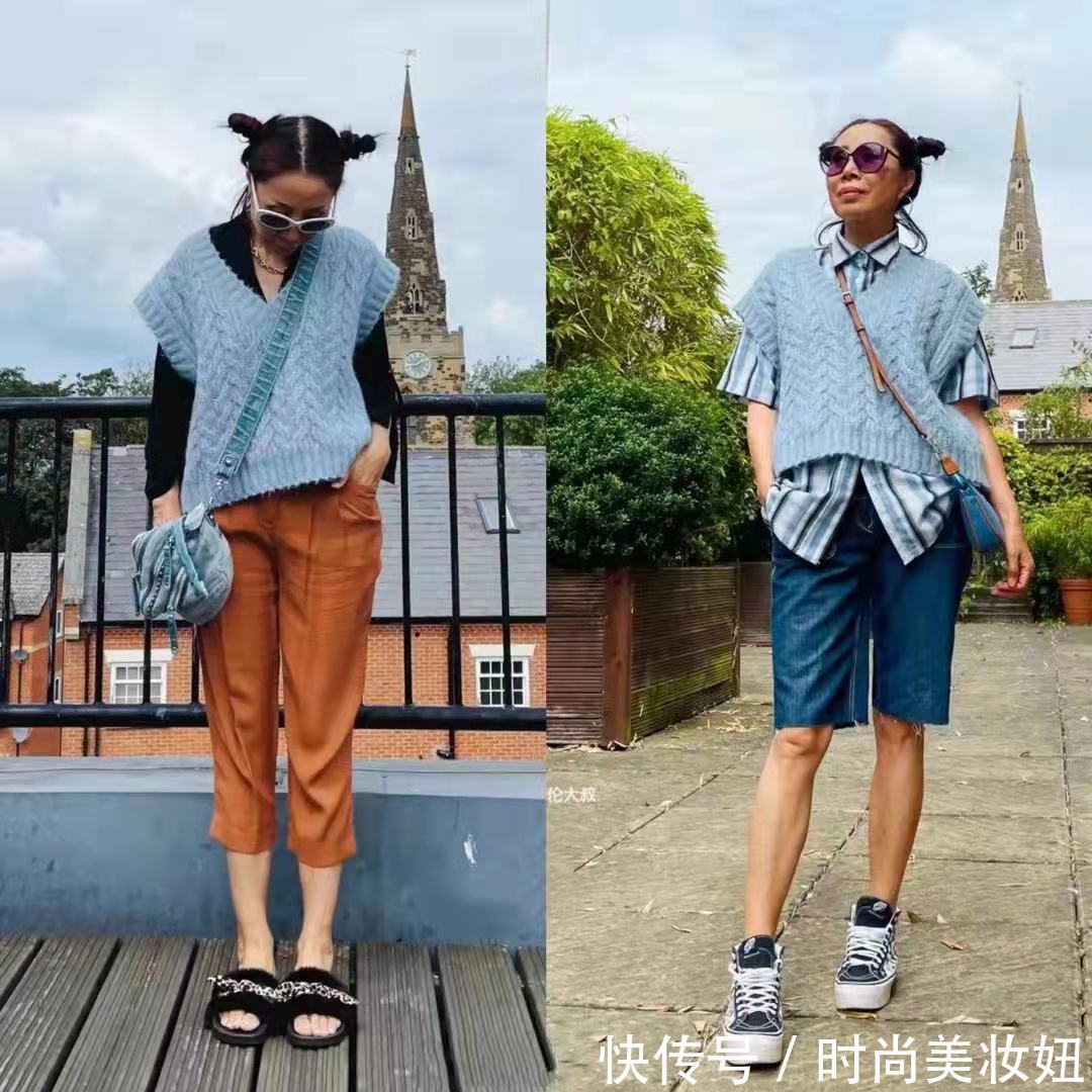风格|58岁也能化身时髦精,这位奶奶太会穿了,58岁比28岁还要美