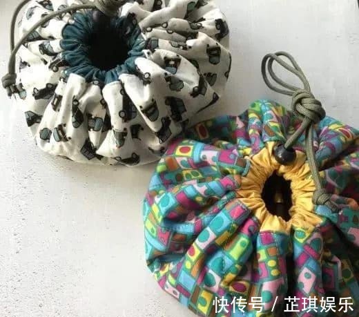 束口袋也能这么美，旧衣服就能做！旧物改造DIY手工布艺附教程
