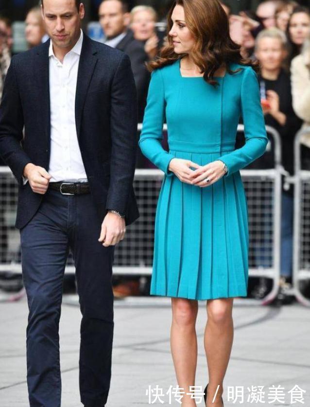 凯特王妃又穿百褶裙，这次只是换个颜色，竟比六年前还显年轻