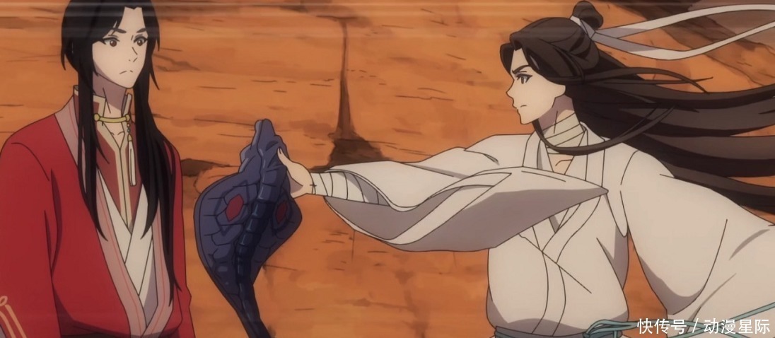 谢怜为救花城身中蛇毒,吸毒血名场面引全体起立!蛇都磕裂了!