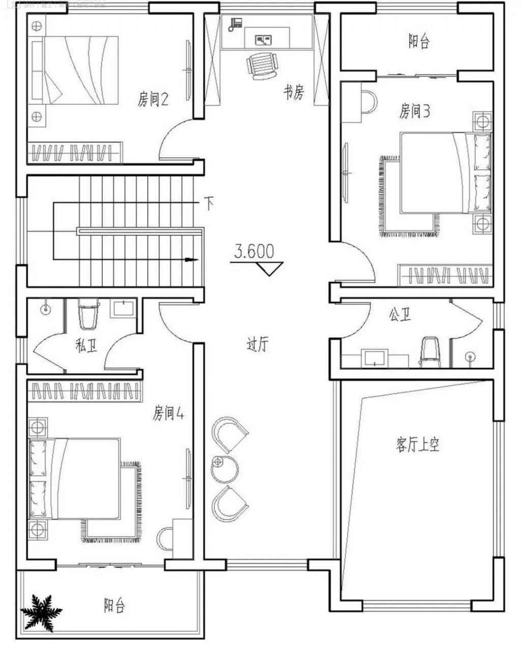 户型|小开间农村自建房，5款开间10米的农村别墅户型，好看又实用！