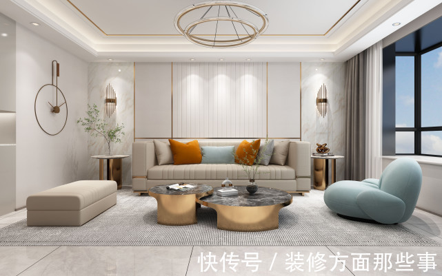 电视背景墙|170㎡现代轻奢,质感升级,简而不减!
