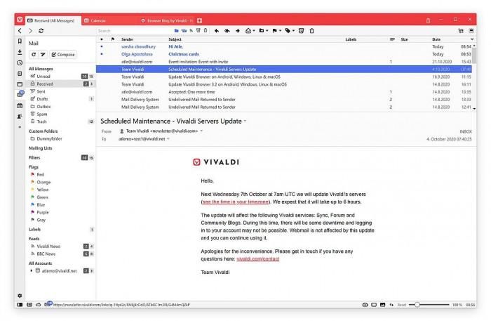 功能|Vivaldi浏览器重大更新：现整合Mail电子邮件处理功能