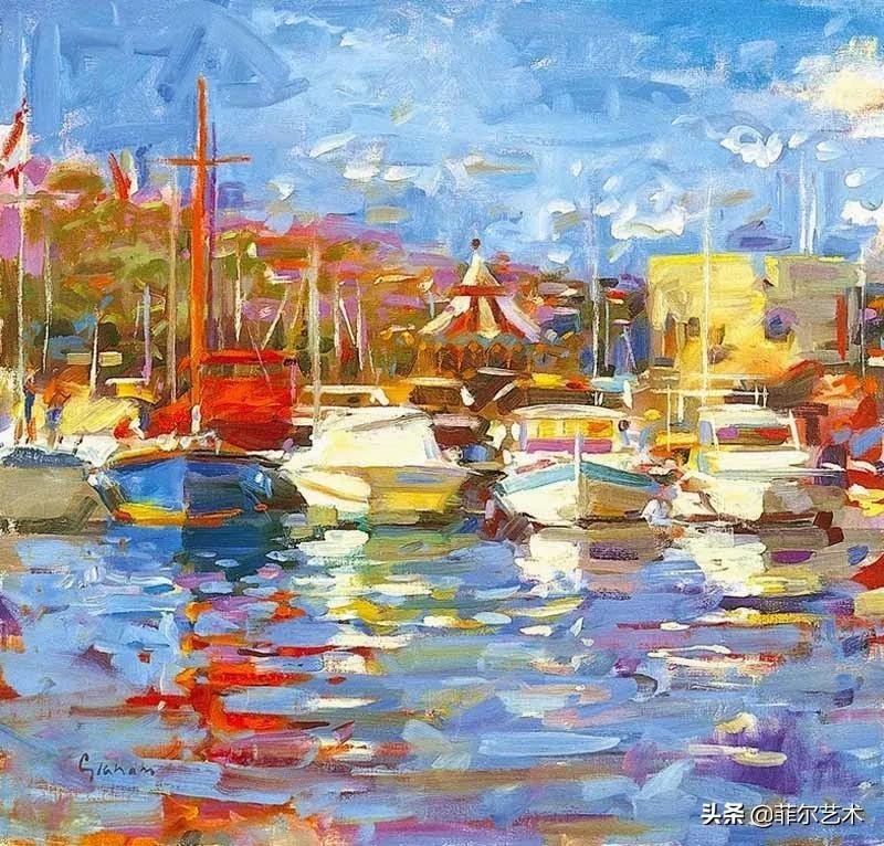 色彩!「油画欣赏」生动鲜明的色彩,一种独特的华丽风格