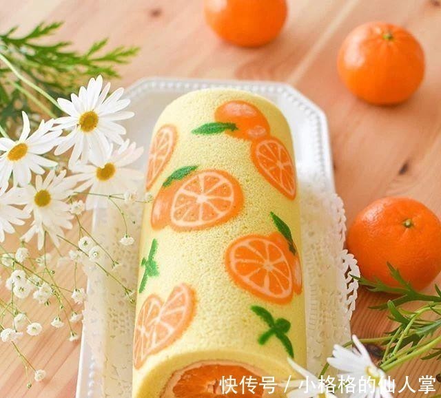 向日葵|被称为美食料理达人的日本妈妈,做的蛋糕切开后,惊艳整个朋友圈