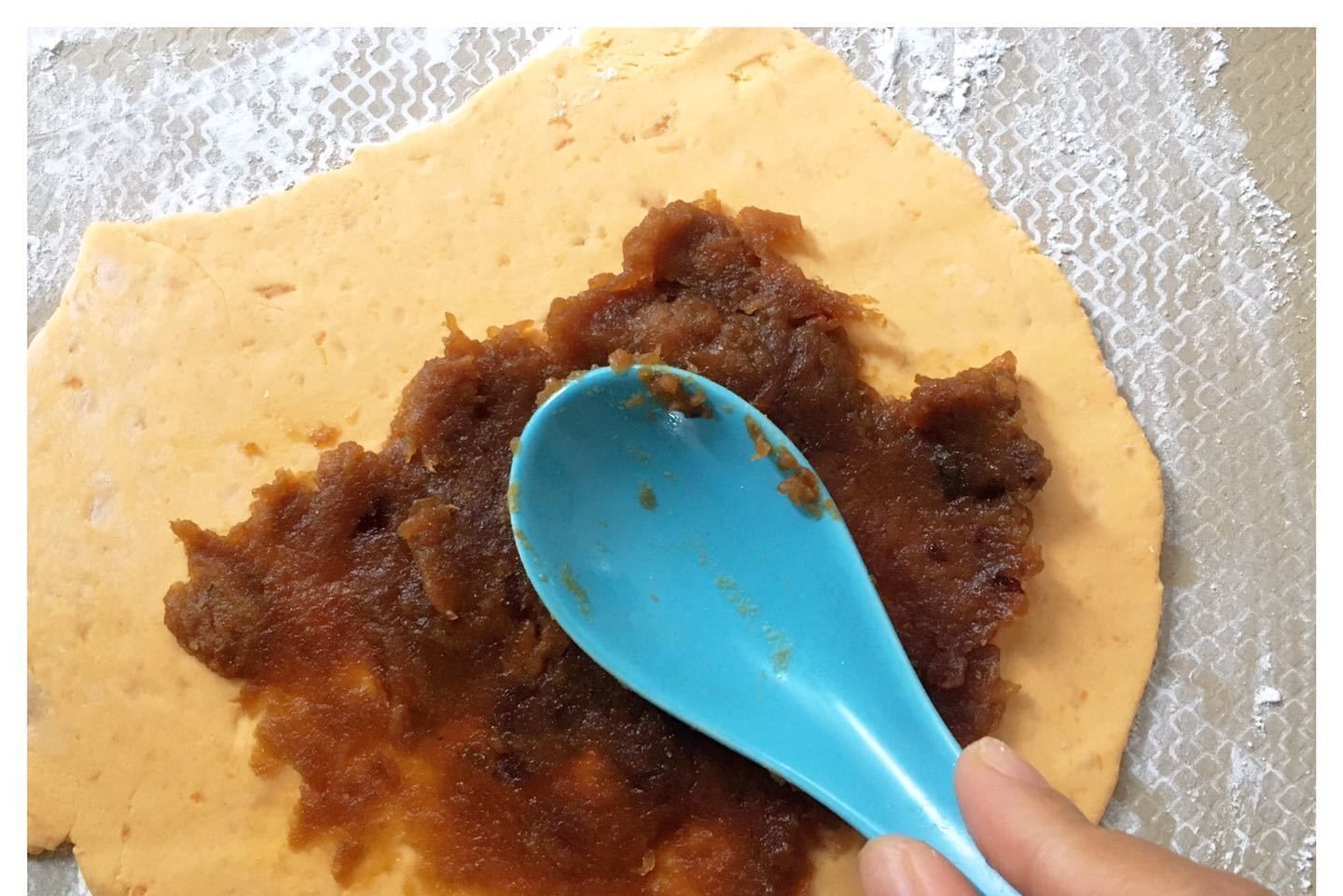 宝宝加餐小点心枣泥红薯卷,软糯香甜,营养又美味
