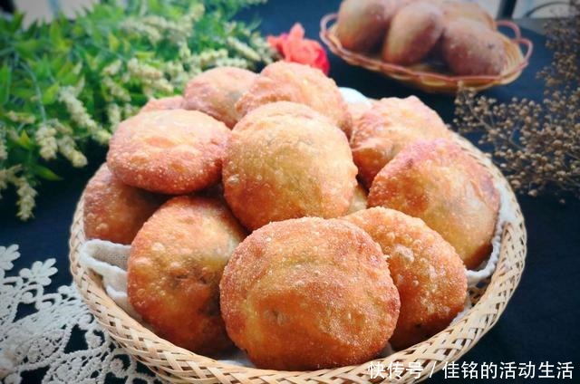 端午节快到了,炸糖糕掌握几个要点,不破皮不流糖,保证一次成功