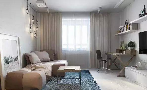 30平单身贵族的家 在客厅加个隔断竟多出了厨房 卧室两个空间 快资讯