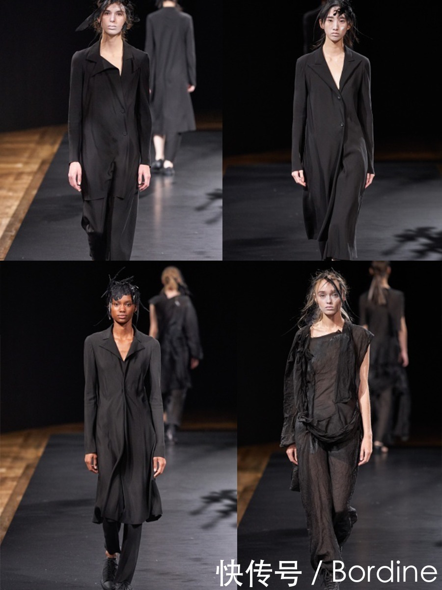 Yohji Yamamoto（山本耀司）2021春夏，层次很丰富，时尚的解构设计