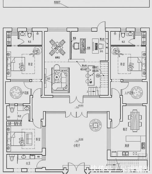 别墅|为了父母,他拆掉老宅,建造236㎡别墅,屋顶露台太美了