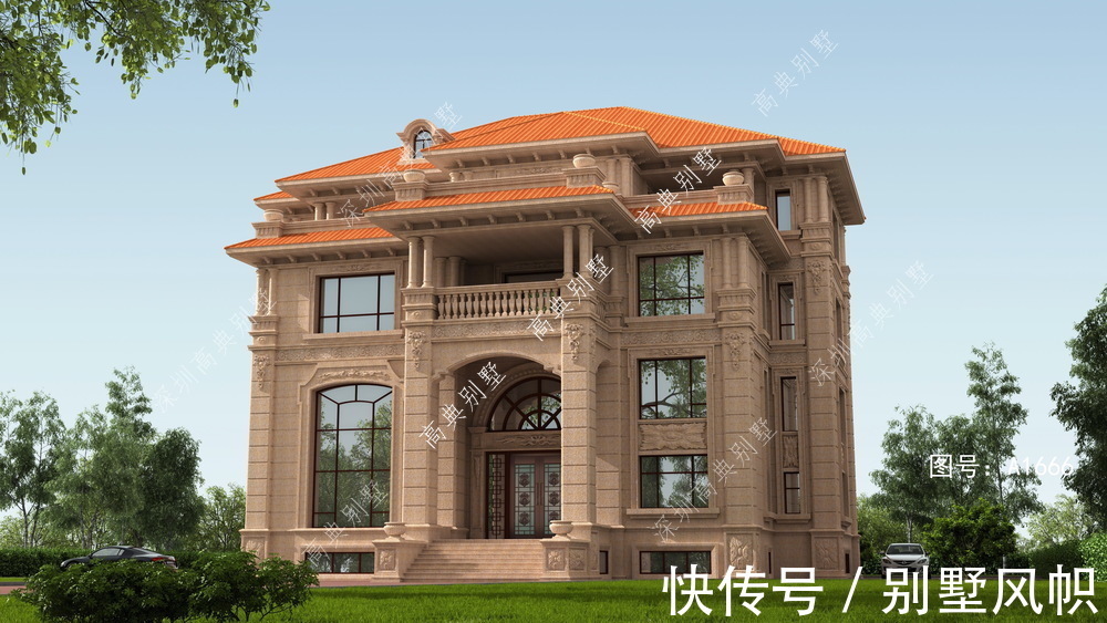 别墅|这款豪华欧式别墅，外观真是绝了，建了的人都说自己赚了。