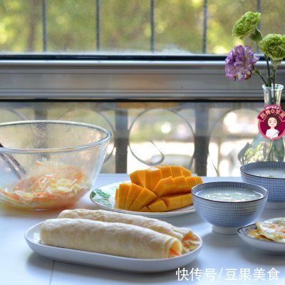 早餐|周末超美味的低脂早餐——土豆丝卷饼来袭，还不快吃
