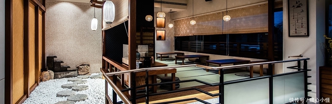 商业空间日式和风设计,咖啡与历史感融合,轻松惬意氤氲芬芳