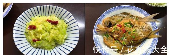 清炒圆白菜|宅家不出门，2个人的午餐吃点啥？一荤一素两个菜，简单美味